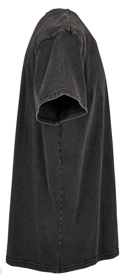 T-shirt Sayan Dirty Acid Black Oversize