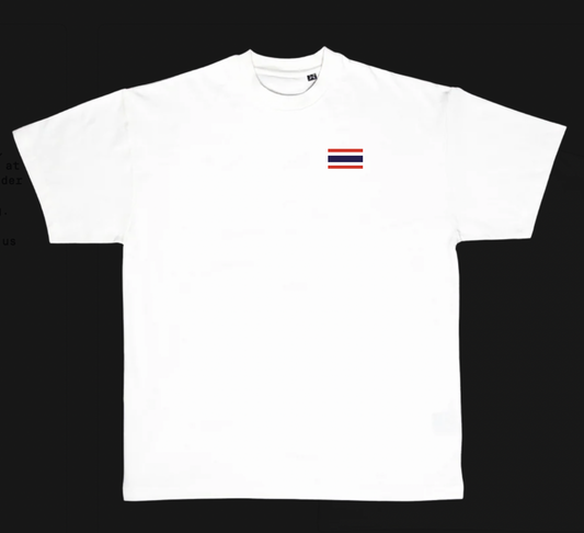 T-shirt Thai warrior Back White