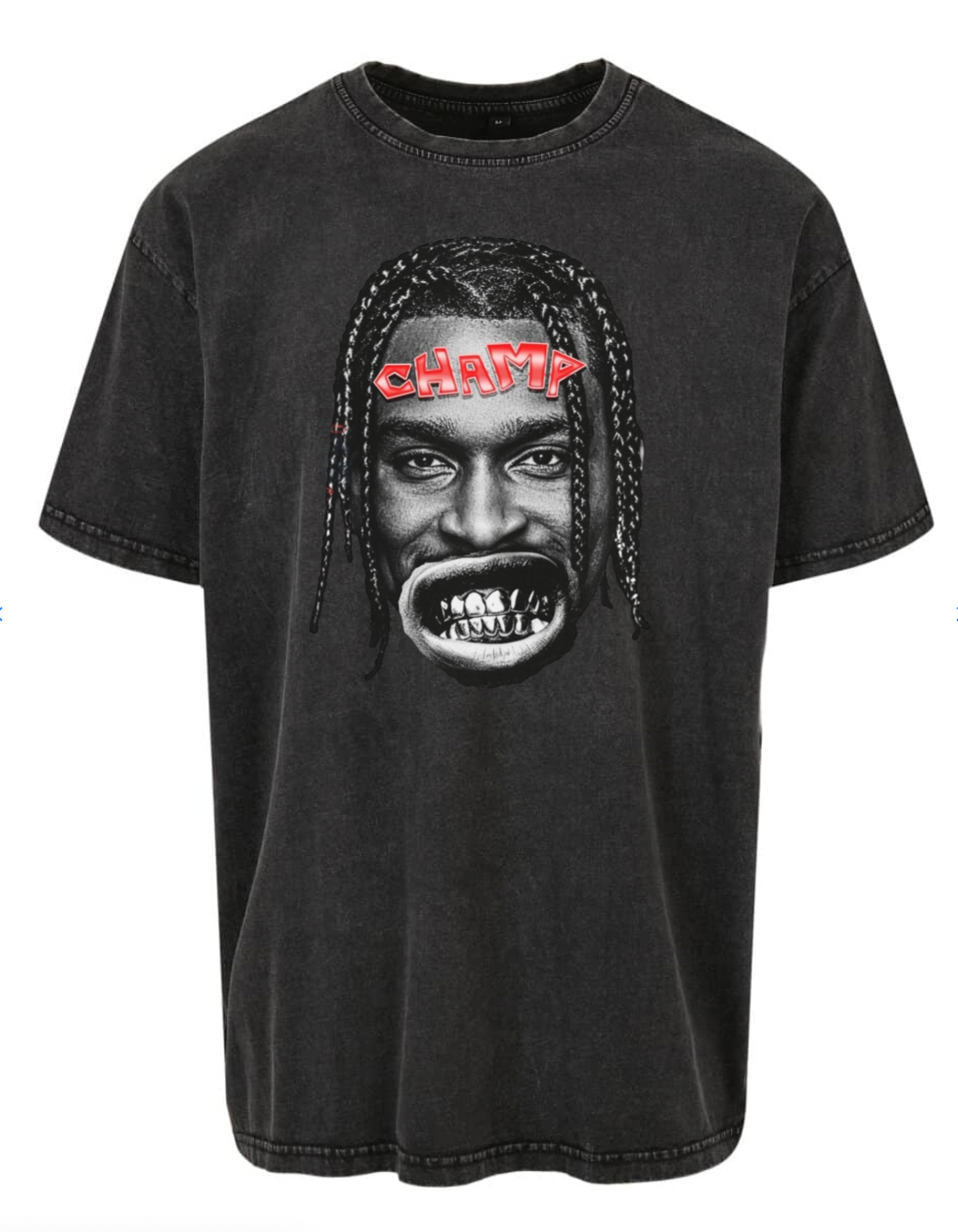T-shirt Champ Acid Wash Oversize