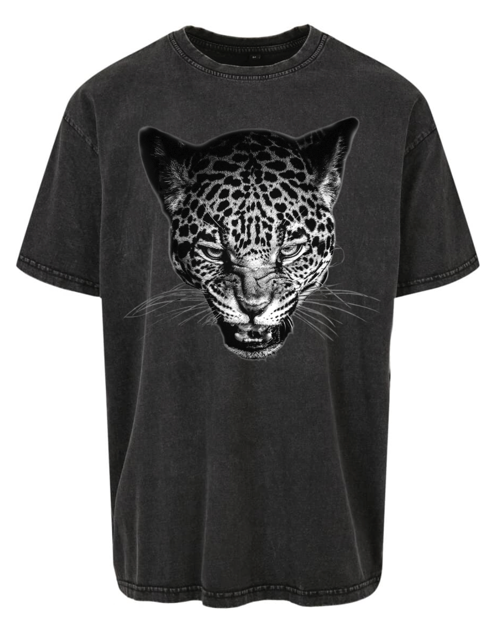 T-shirt Léo Acid Wash Oversize