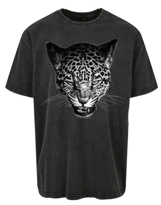 T-shirt Léo Acid Wash Oversize