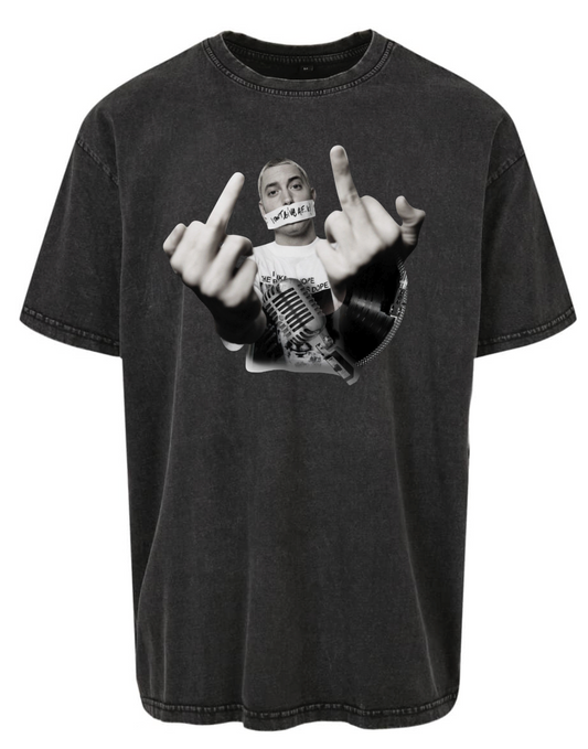 T-shirt Eminem Acid Wash Oversize