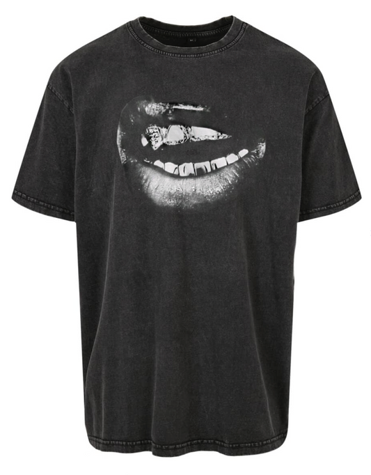 T-shirt Grillz Acide Wash Oversize