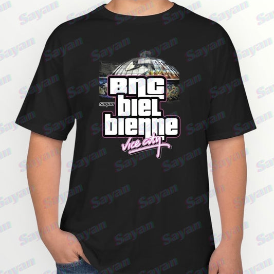 T-shirt BNC vice city noir oversize