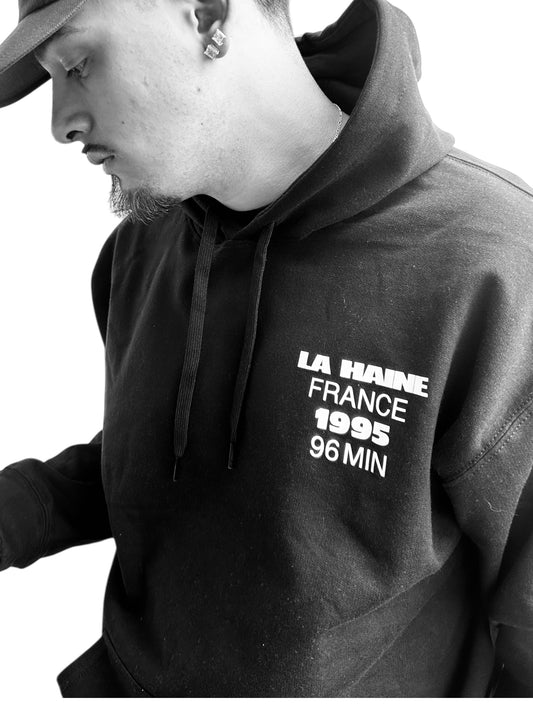 La Haine Hoodie Graffiti Black