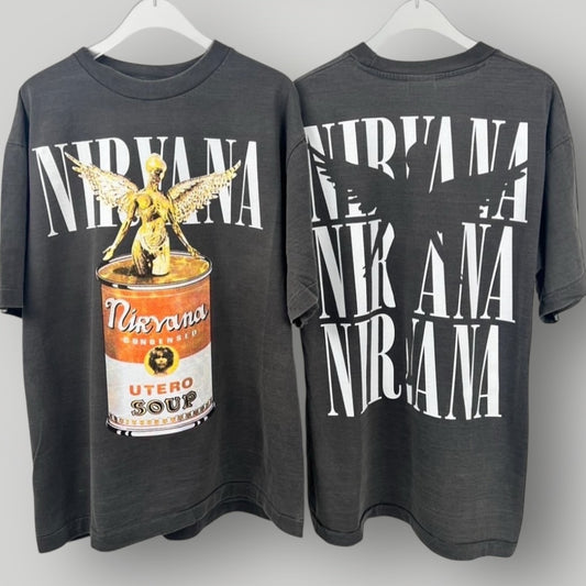 T-shirt Nirvana light black