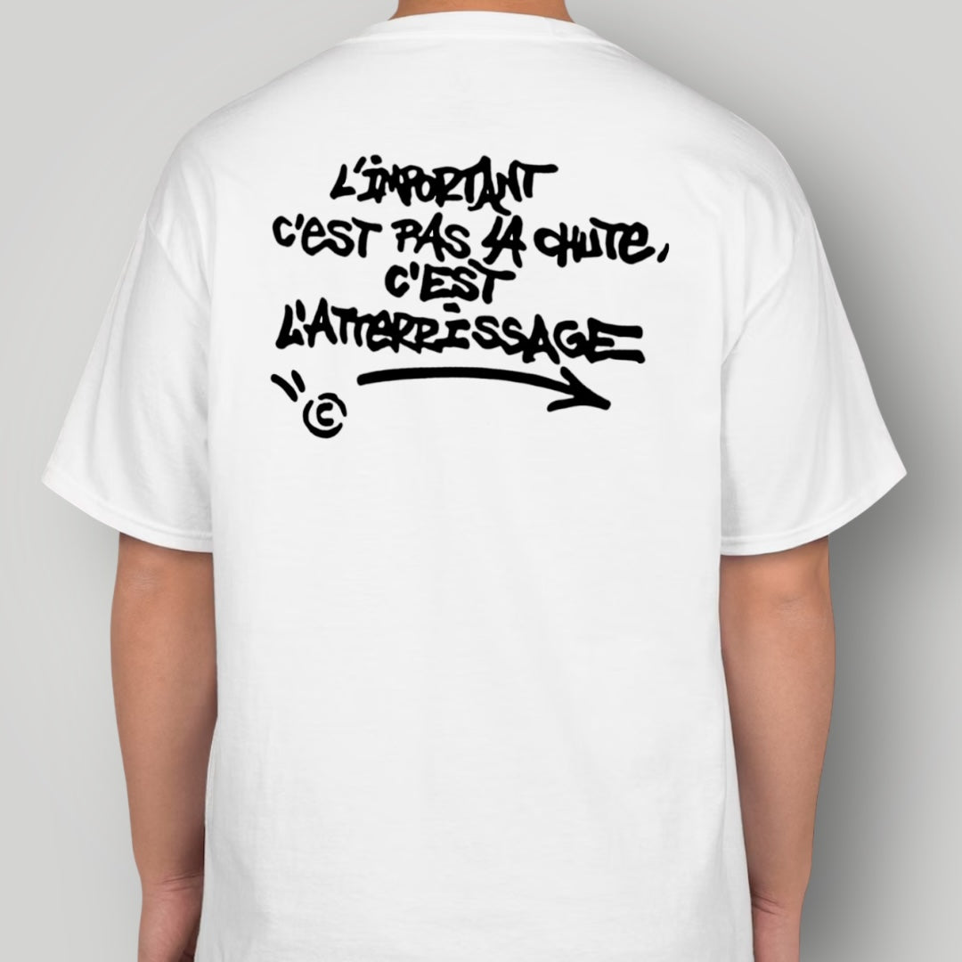 T-shirt La chute white