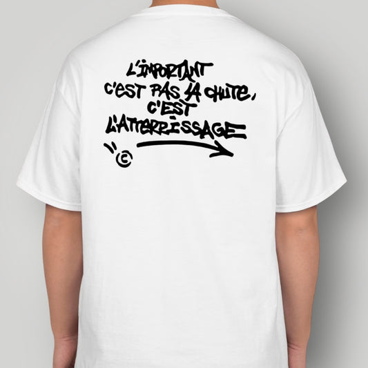 T-shirt La chute white