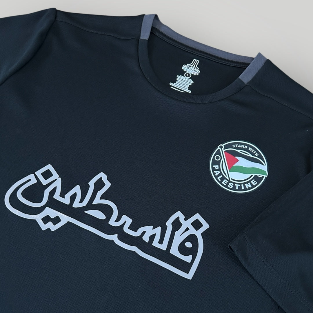 Maillot Palestine grraffiti grey