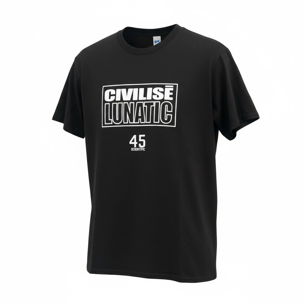 Lunatic Civilisé T-shirt Black