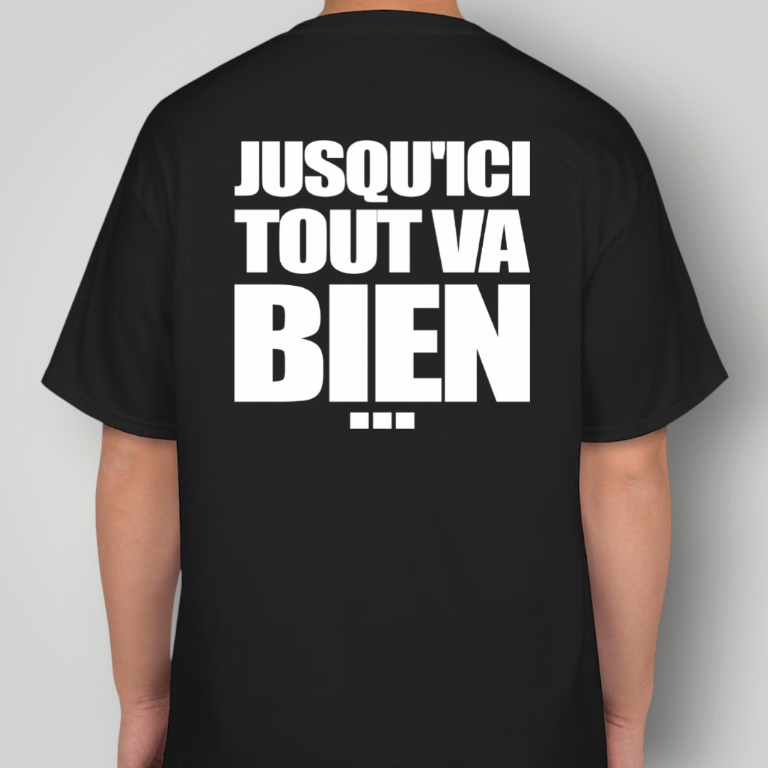 T-shirt Tout va Bien noir