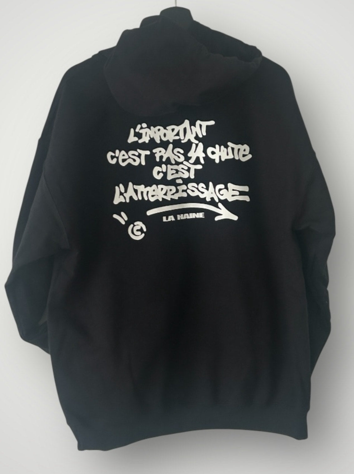 La Haine Hoodie Graffiti Black