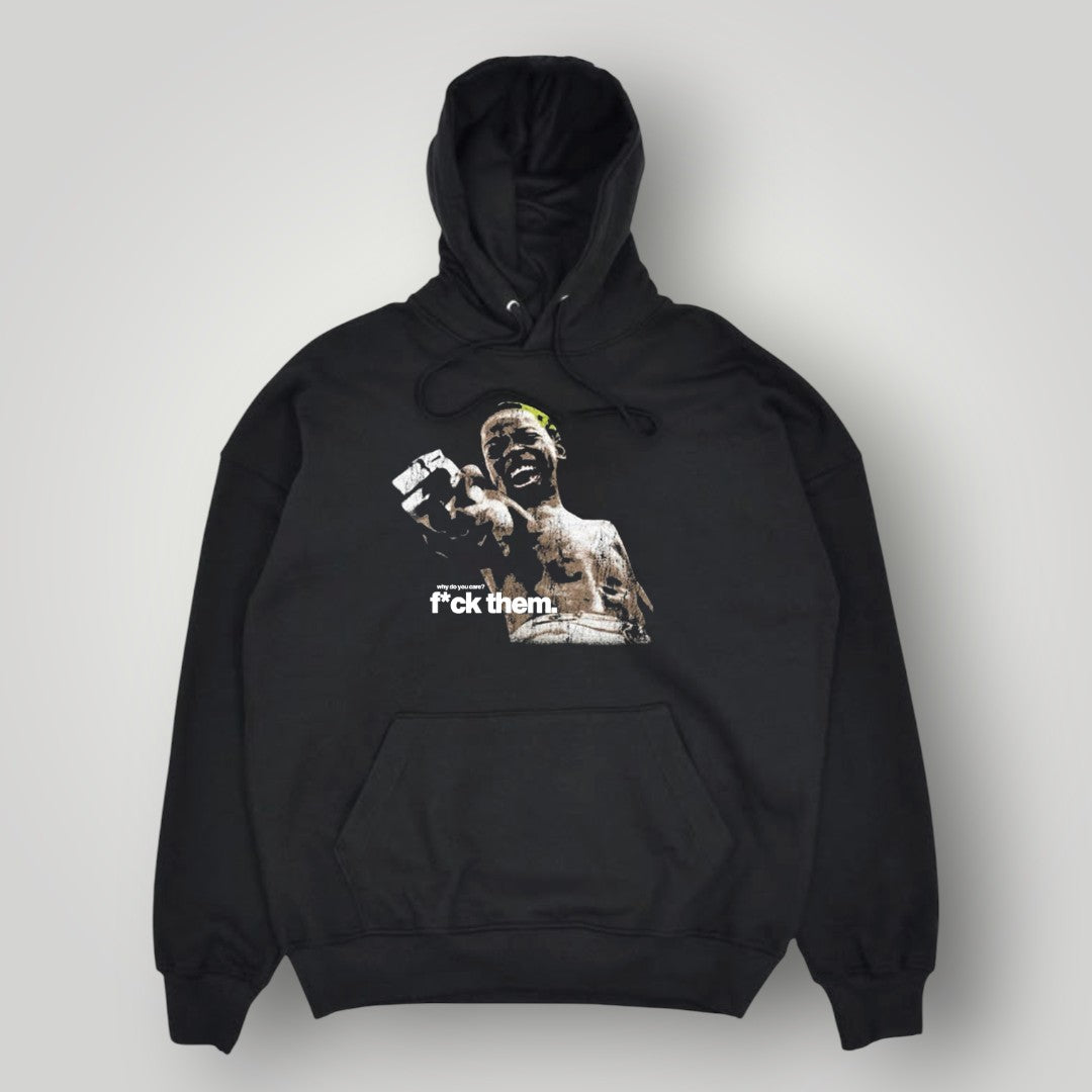 Zépek Fck Hoodie Black