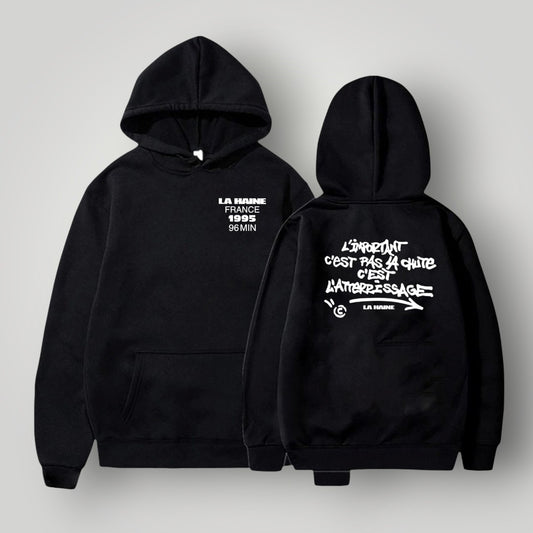 La Haine Hoodie Graffiti Black