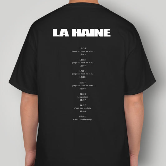 T-shirt La haine script