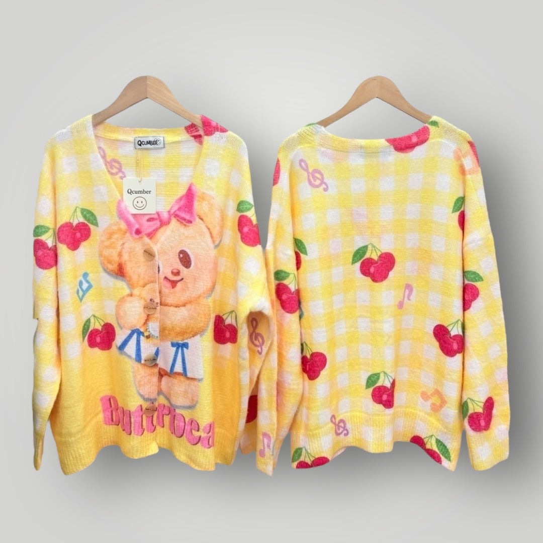 Bear Cardigan Women
