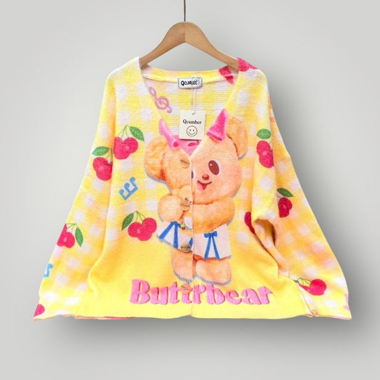 Bear Cardigan Women