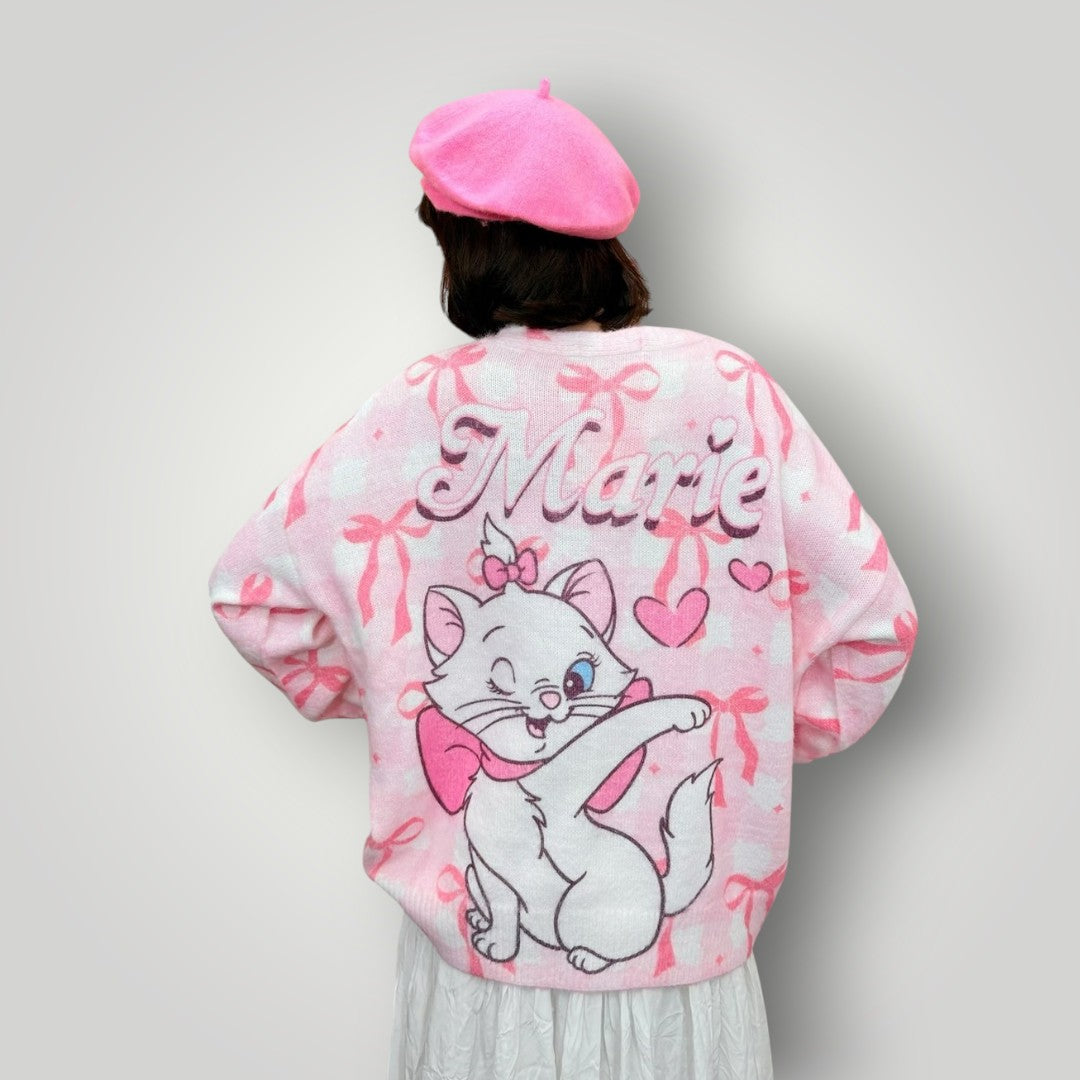 Cat Cardigan Women