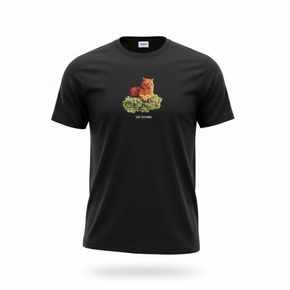 Cat Stone T-shirt Black