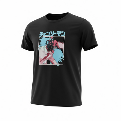 Chainsaw man T-shirt Black